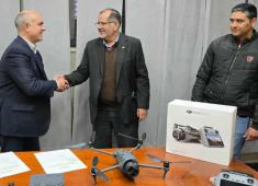 Concepción potencia la seguridad con un dron y el programa